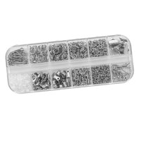 Magideal - Kit De Fabricación De Pendientes, Ganchos Para Pendientes, Herramientas De Arranque De Hebilla, Cierres De Langosta Para Manualidades, Accesorios Para Dorado