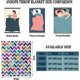 thumbnail image 3 of Rainbow Throw Blanket Lightweight Plush Flannel Fleece Blanket with Geometric Chevron Stripes Print Pattern for Couch Sofa Bed Travel All Season Blanket for Kids Adults Twin/Double, 3 of 5