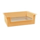 thumbnail image 2 of Caja De Arena Para Conejos Pequeños Animales Bandeja De Arena Para Conejillo De Indias Conejito, Hamster Amarillo, 2 of 3
