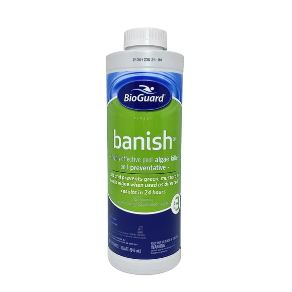 BioGuard Banish Preventivo de Algas para Piscinas 946 ml