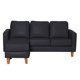 thumbnail image 2 of Seccional Venecia Intercambiable Pu Negro, 2 of 5
