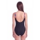 thumbnail image 3 of Traje de baño deportivo estampado negro en los costados, 3 of 4