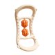 thumbnail image 2 of Pilates Circle Fitness Tool Estiramiento Corporal Anillo De Yoga Para Muslos Piernas Tonificantes Beige Naranja, 2 of 5
