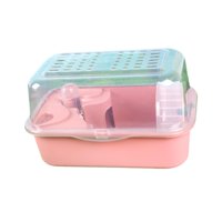 Magideal - Gran Jaula De Hámster, Jaula De Animales Pequeños, Ventilación, Lindos Ratones Pequeños Hábitat De Mascotas Y Hábitat De Hábitat De Rata Para Hámster Rosa