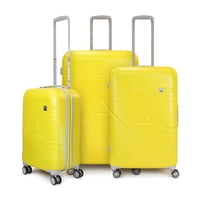 Set De 3 Maletas S+M+L Nautica Palermo Amarillo