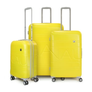 Set De 3 Maletas S+M+L Nautica Palermo Amarillo