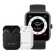 thumbnail image 1 of Kit Reloj Smartwatch Live 206 42mm + Audífonos Bluetooth Lhotse negro, 1 of 8