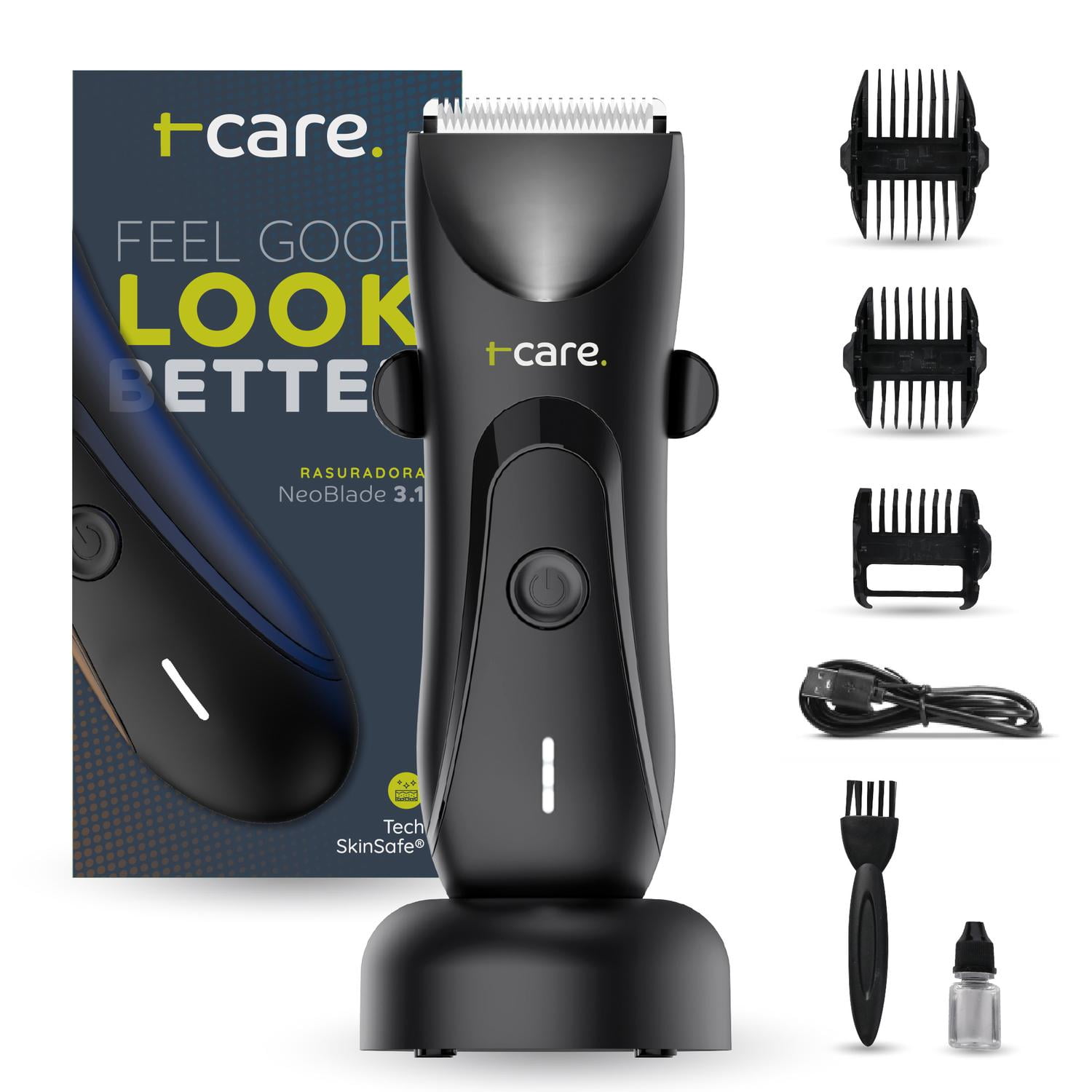 Afeitadora Rasuradora Corporal Electrica Neoblade 3.1 T-care Negro