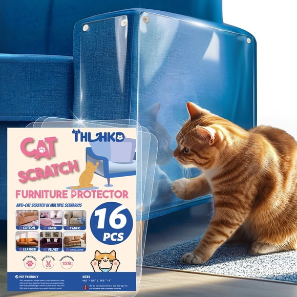 Protector de muebles Cat Scratch THLHKD, 16 unidades, cinta adhesiva para sofá