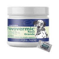 Drag Pharma - Antiparasitario Flovovermic Razas Grandes, 1 Comprimido (Sachet)