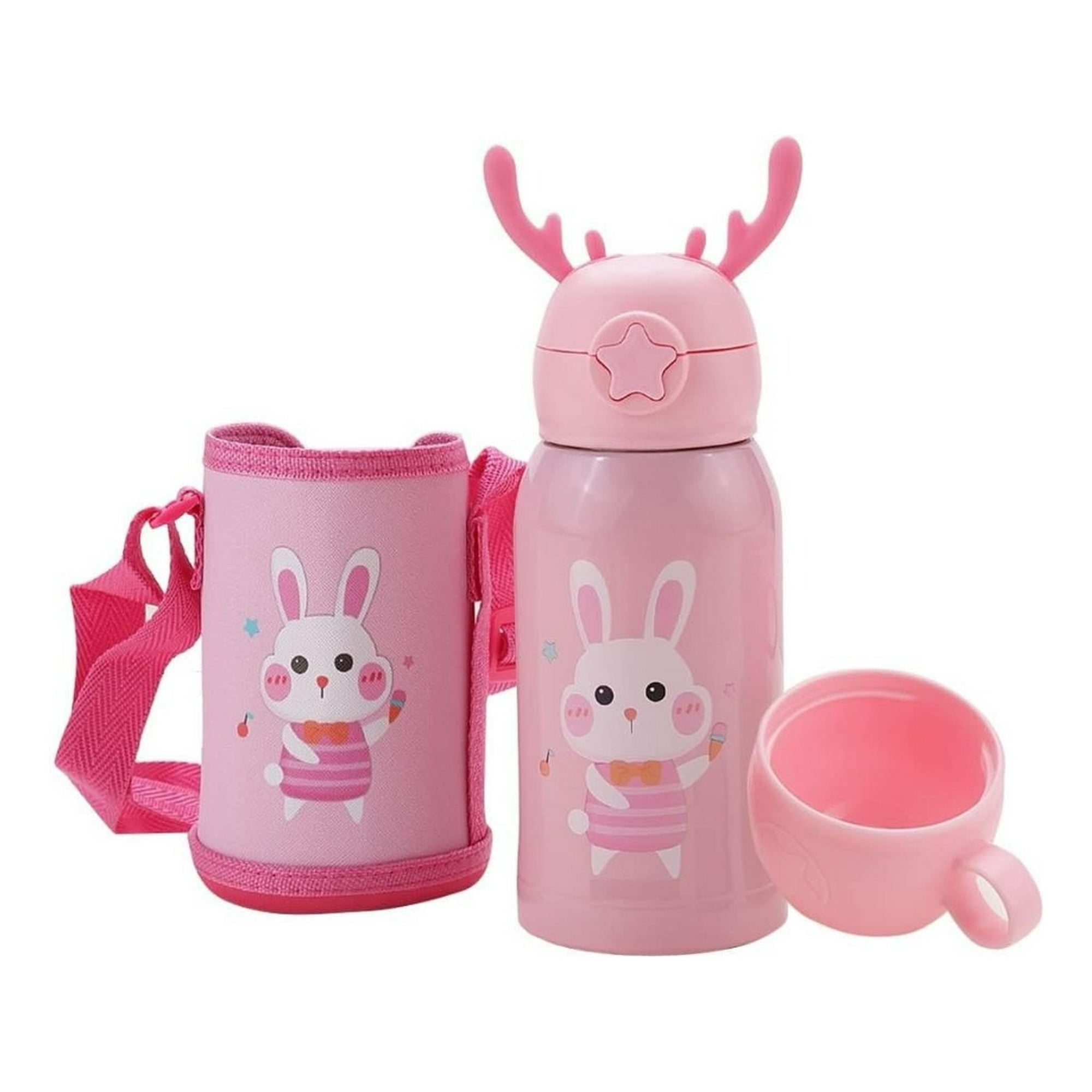 Genérico - Botella De Agua Con Pajita Infantil Termica Niños Lau