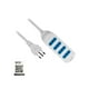 thumbnail image 2 of Alargador Extension 4 Entradas 1.5Mts Blanco, 2 of 6