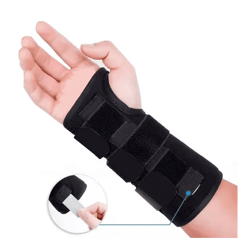 Genérico - Inmovilizador De Muñeca Ferula Tunel Carpiano Tendinitis Derecha Negro
