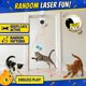 thumbnail image 4 of Juguete interactivo para gato Catpick – Láser, pájaro de plumas, blanco, 4 of 7