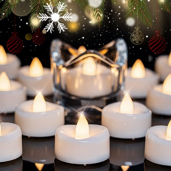 Merrynights LED Candles, Tea Lights Candles Battery Operated
