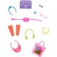 thumbnail image 1 of Paquete de accesorios de moda con tema retro de Barbie de los 80, 1 of 3