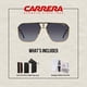 thumbnail image 2 of Gafas de sol Carrera CA1062/S SAO 62mm Matte Black-Gold para hombre, 2 of 4