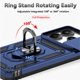thumbnail image 4 of Funda Resistente Anillo Soporte Xiaomi Note 14 4G Privacidad Cámara Montaje Magnético Azul, 4 of 5
