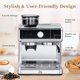 thumbnail image 2 of Máquina de espresso GarveeHome 2,7 L PID plateada, 2 of 7