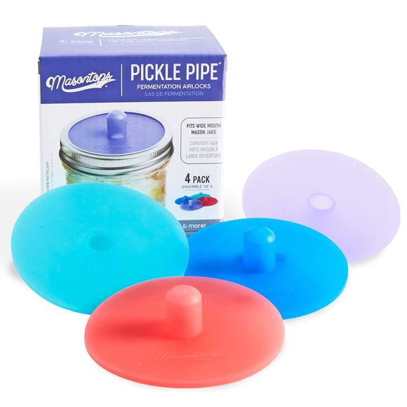 Kit De Fermentación Pickle Pipes Para Tarros De Boca Ancha