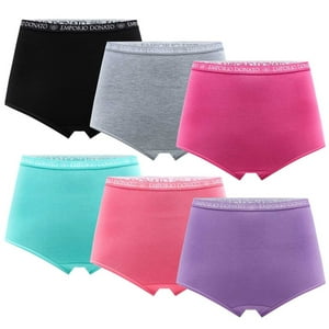 Giovacchino - Pack De 6 Calzones Tiro Alto Algodón Mujer