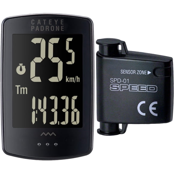 Ciclocomputador CATEYE Padrone Inalámbrico Stealth