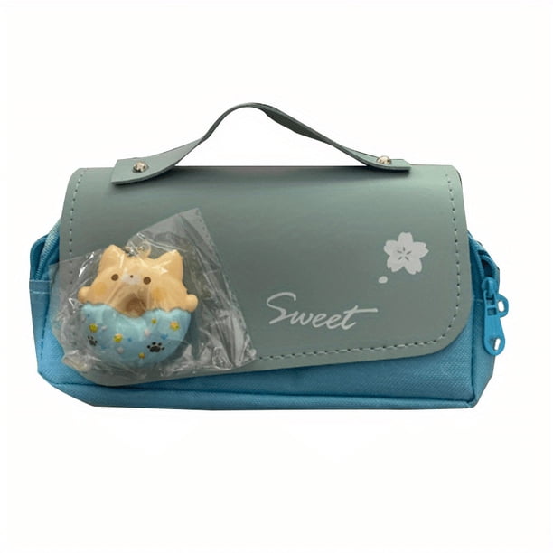 1pc Cute Pencil Case: Large Capacity Multi-Functional Stationery Organizer for Stress-Free Organization - Suitable for Men & Women!