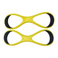 Ioensy - Guante De Natación Palmeado Auxiliar Profesional De 8 Palabras Para Enseñanza De Aletas De Fulcro En El Antebrazo, Color Amarillo, Talla L