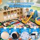 thumbnail image 2 of Alfombra de juego Cavorel Kids 183 × 274 cm – Tema de construcción y carretera, 2 of 7