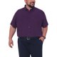 thumbnail image 1 of INSPIRE CHIC Regreso a Clases Camisas de Negocios de Manga Corta con Bolsillo en el Pecho para Hombres Grandes y Altos 4XL Púrpura Oscuro, 1 of 5