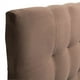 thumbnail image 2 of Respaldo Cama King Felpa Chocolate Alicante CP, 2 of 2