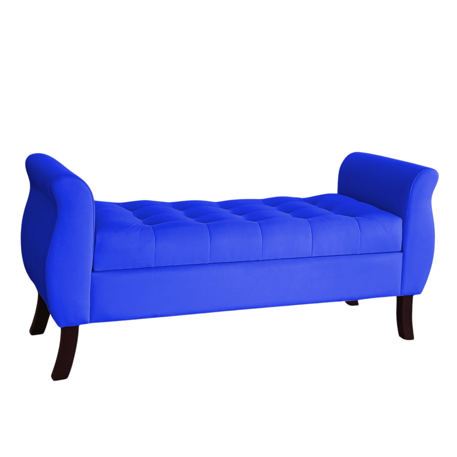 Genérico - Banqueta Baul Atenas Color Azul Rey