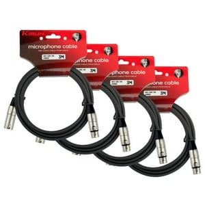 Pack 4 Cable Microfono Serie C Xlr 3M Kirlin Mpc4-280-3