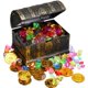thumbnail image 4 of Caja de juguetes Pirate Treasure Chest Enhon con candado y accesorios, 4 of 6