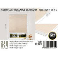 Tecnocasa - Cortina Roller Blackout 160X200Cm Beige-1040