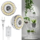 thumbnail image 1 of Lámpara LED para plantas SANSI Puck de 10 W, espectro completo con temporizador, 4, 8, 12 horas, 1 of 8