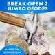 thumbnail image 2 of Kit de geodas azules Jumbo de 8-10 cm con cristales STEM, 2 of 7
