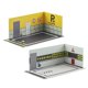 thumbnail image 1 of 2 Piezas 1:32 Estacionamiento Modelo Coche Diecast Garaje Escena Estilo I, 1 of 5