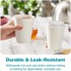 thumbnail image 4 of Vasos de café desechables GUSTO, papel blanco, 16 oz, 100 unidades, 4 of 8