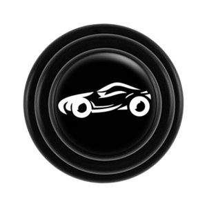 Ioensy - Amortiguadores Para Puerta De Coche, Accesorios Decorativos Prácticos, Juntas De Cojín, Color Negro, 8 Uds.