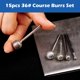 thumbnail image 4 of Juego de Fresas de Diamante CBRIGHT 15 piezas 36# con Punta Esférica, 4 of 6