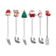 thumbnail image 4 of Juego De Tenedores Y Cucharas Navide?as, Utensilios Multiusos Para Boda, Helado, Argent, 6 Piezas, 4 of 5