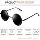 thumbnail image 5 of Gafas de Sol Joopin Pequeñas Redondas Polarizadas UV400 para Hombres y Mujeres, 5 of 6