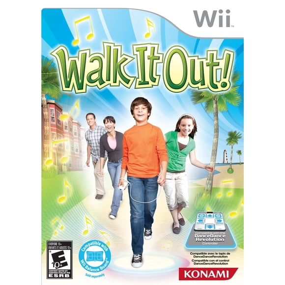 Juego Walk It Out de Konami para Nintendo Wii Fitness