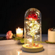 thumbnail image 2 of Rosa eterna roja cristal luz día madre, 2 of 3