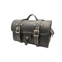 Magideal - Bolsa Genérica Para Estante Trasero De Motocicleta, Impermeable, Con Asa, Fácil Instalación, Bolsa De Equipaje De Viaje Al Aire Libre Para Bicicleta Negro
