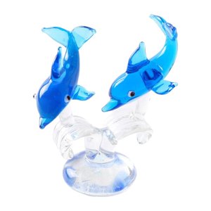 Bothyi - Delfín Decoración Estatua Habitación Estatuilla Mar Ornamento Delfín Adornos C