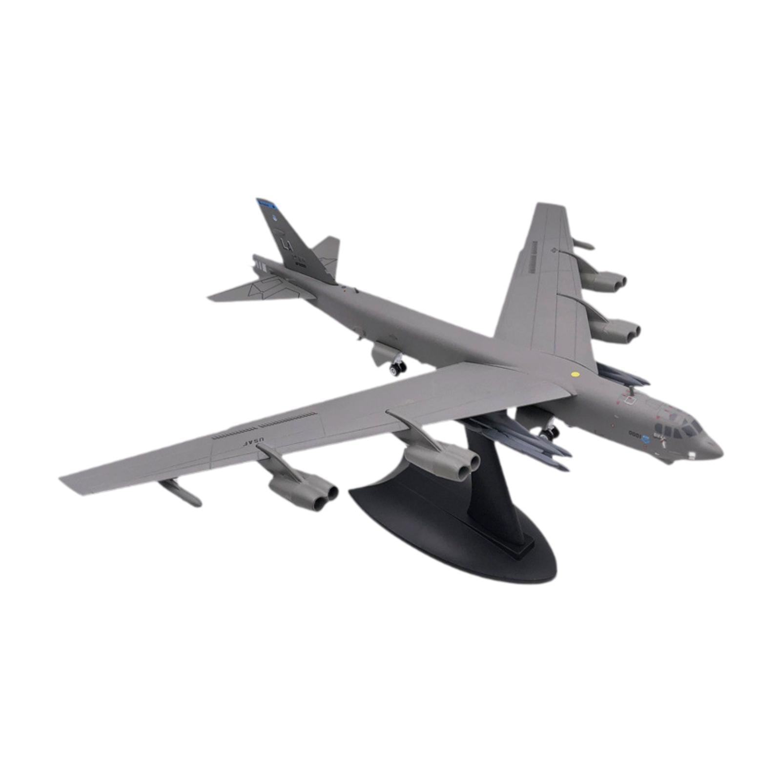 Magideal - Modelo B52 A Escala 1/200, Adorno De Regalo En Miniatura, Decoración De Mesa, Modelo De Avión De Aleación Con Base Para Tv, Armario, Cafetería