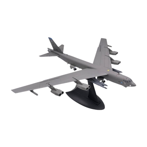 Modelo B52 a escala 1/200, adorno de regalo en miniatura, decoración de mesa, modelo de avión de aleación con Base para TV, armario, cafetería