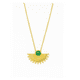 thumbnail image 2 of Collar en Acero Figura Mística Verde, 2 of 2